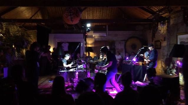 Checking out @kinematicmusic while they record their live set at...
