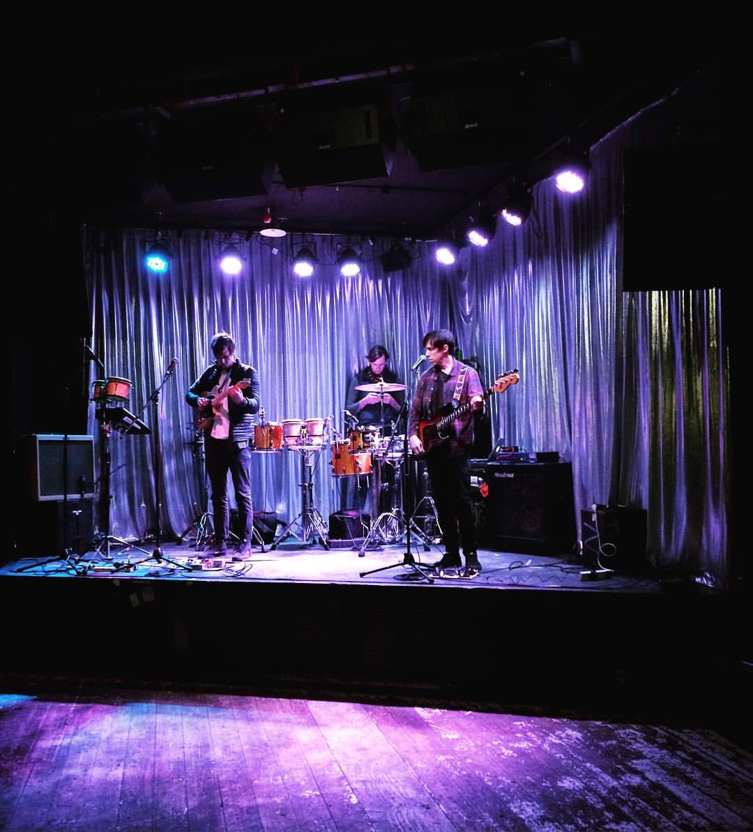 Sound check under way for Evan Klar playing at Yah Yahs Upstairs tonight. Doors...