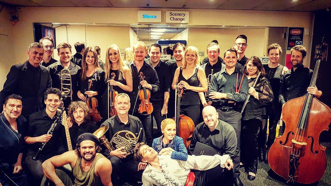 The Evita - The Musical Melbourne orchestra with our amazing leads. Such a...