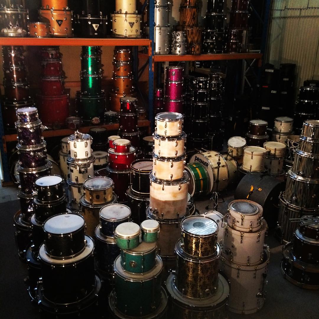 Back in Brisbane at the @thedrumcartel HQ for some teaching over weekend and...