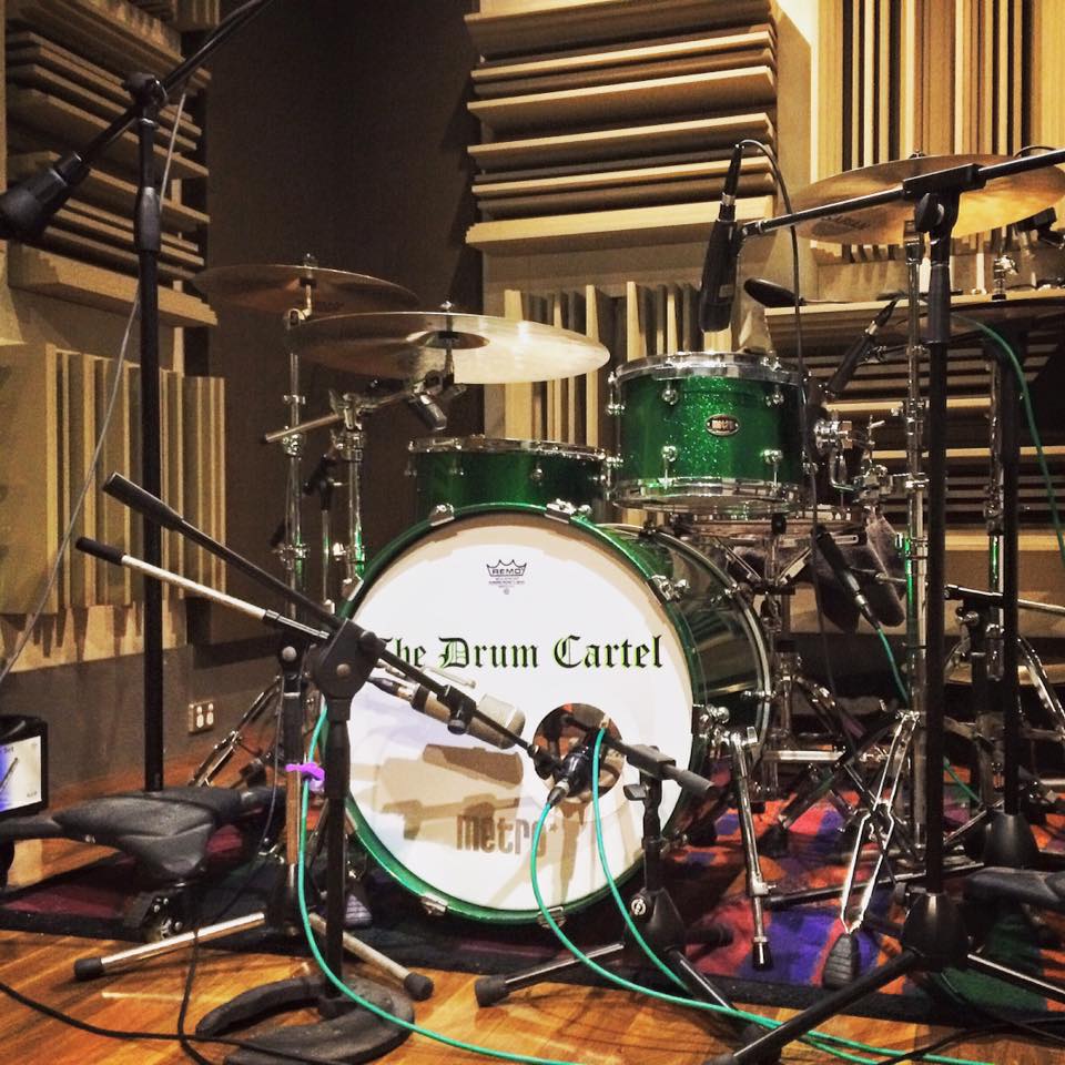 Set up and ready to track with New Edit at Lush Studios. Rockin' the Metro...